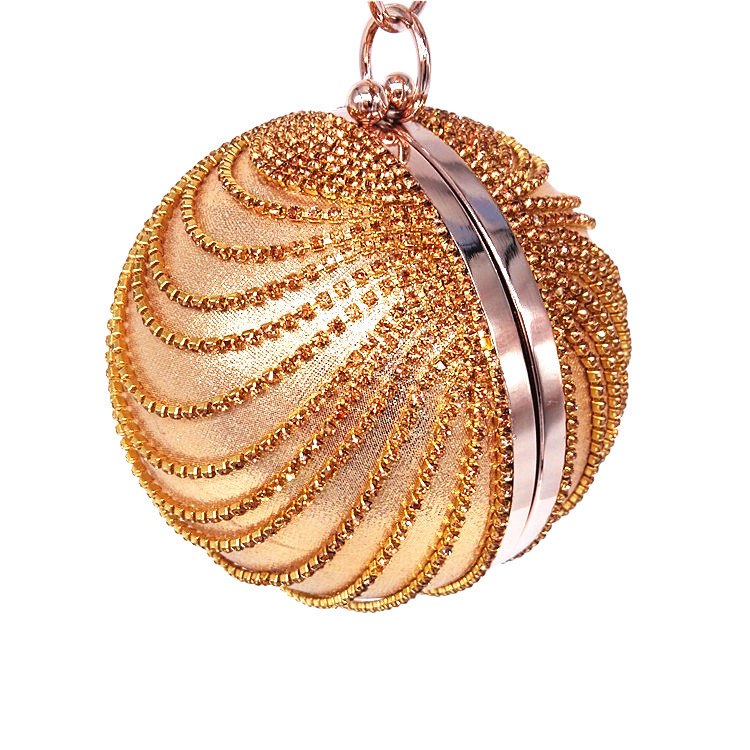 韩版超爱小圆球形晚宴包百搭手提包小巧礼服包化妆包厂家直销