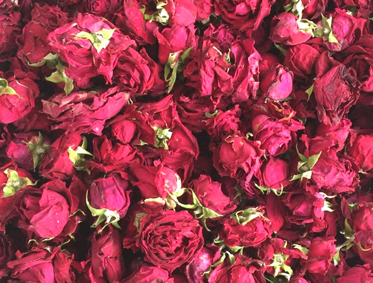 法国食用墨红玫瑰干花 墨红冻干玫瑰 冻干玫瑰 墨红玫瑰云南特产