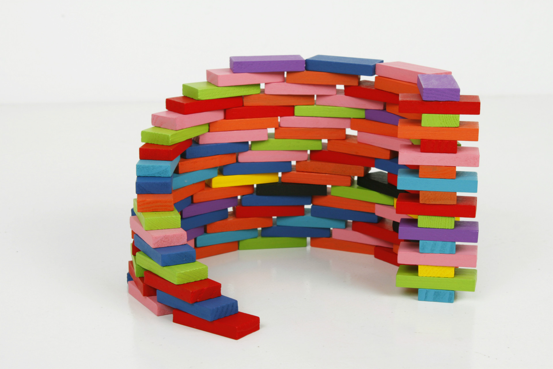 儿童精品礼物100片机关多米诺骨牌儿童比赛标准益智力积木玩具