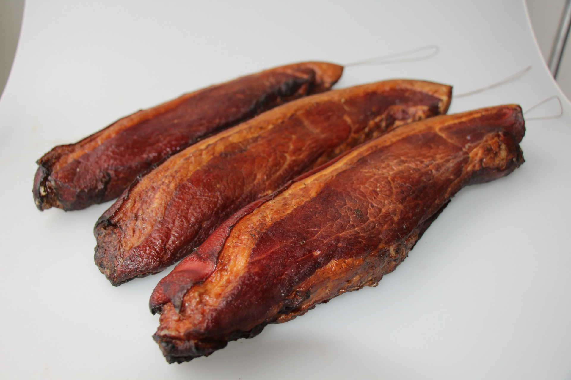 二刀腊猪肉500g农家烟熏自制烟熏肉类钟老大正宗烟熏腊二刀.