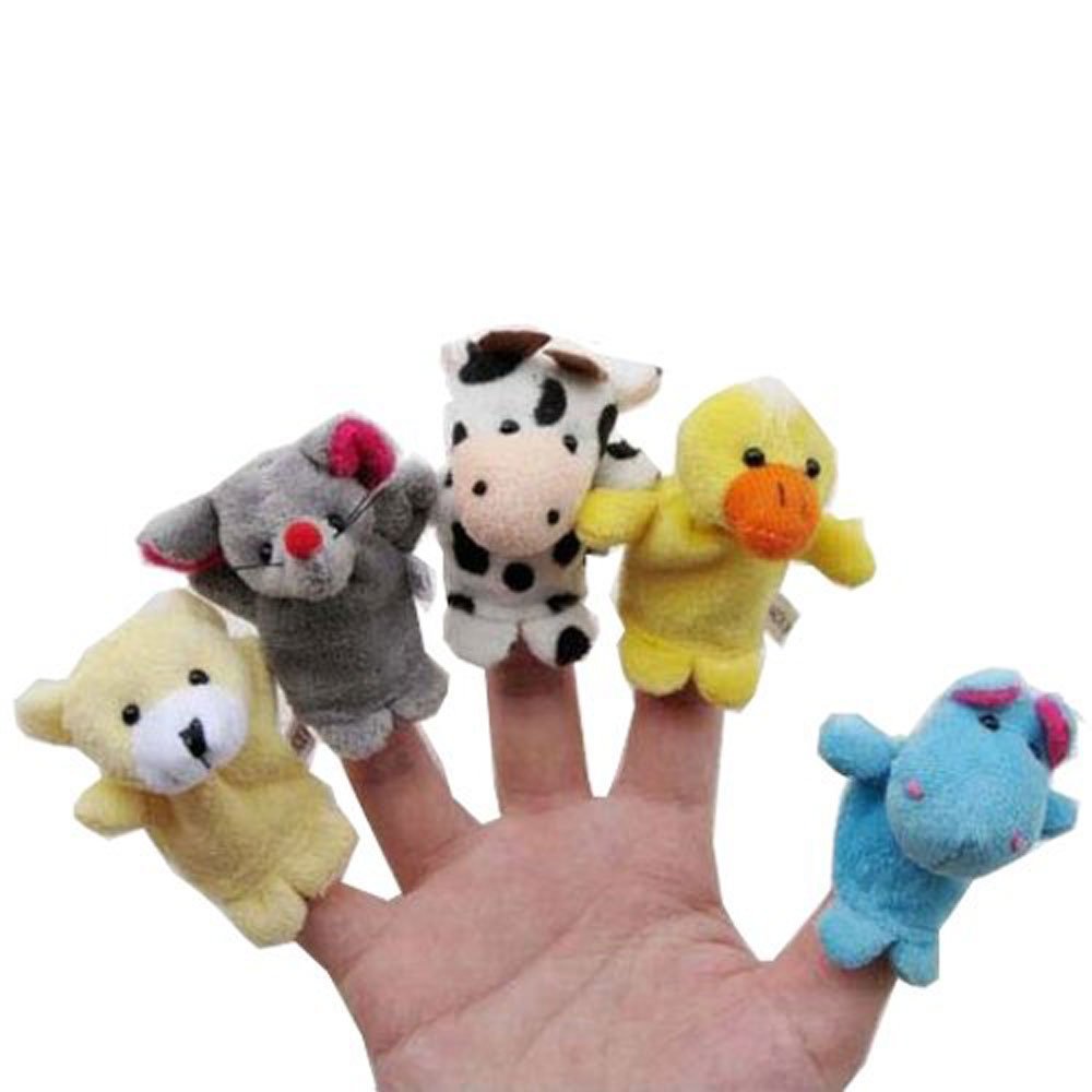 东莞厂家定制 可爱的迷你小动物手指偶 讲故事的好玩具手偶
