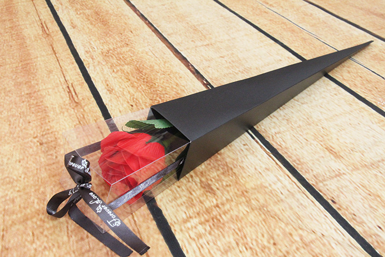 单支玫瑰香皂花盒装 5层大花头节日促销礼品赠品圣诞节情人节.