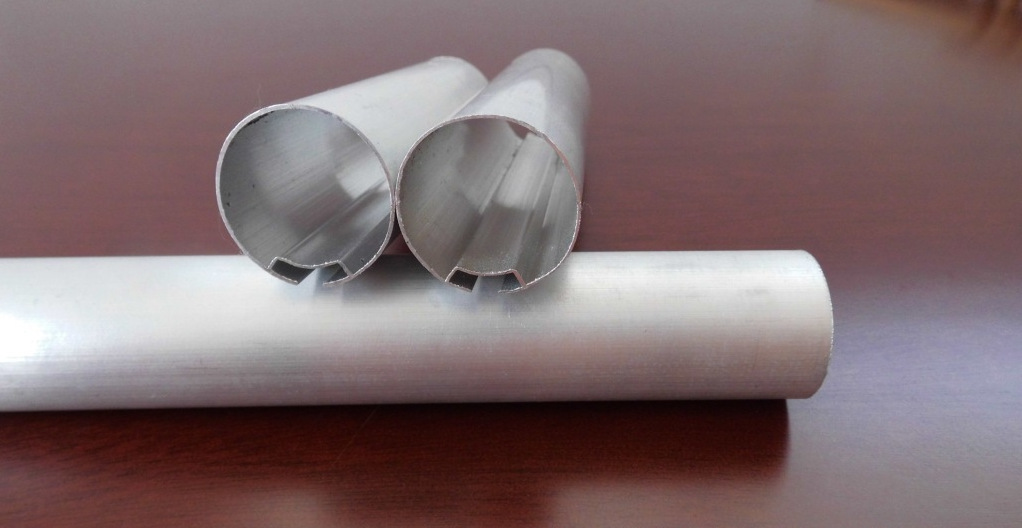 窗帘杆 上梁上管 卷帘 柔纱帘批发 铝合金28卷管0.4mm