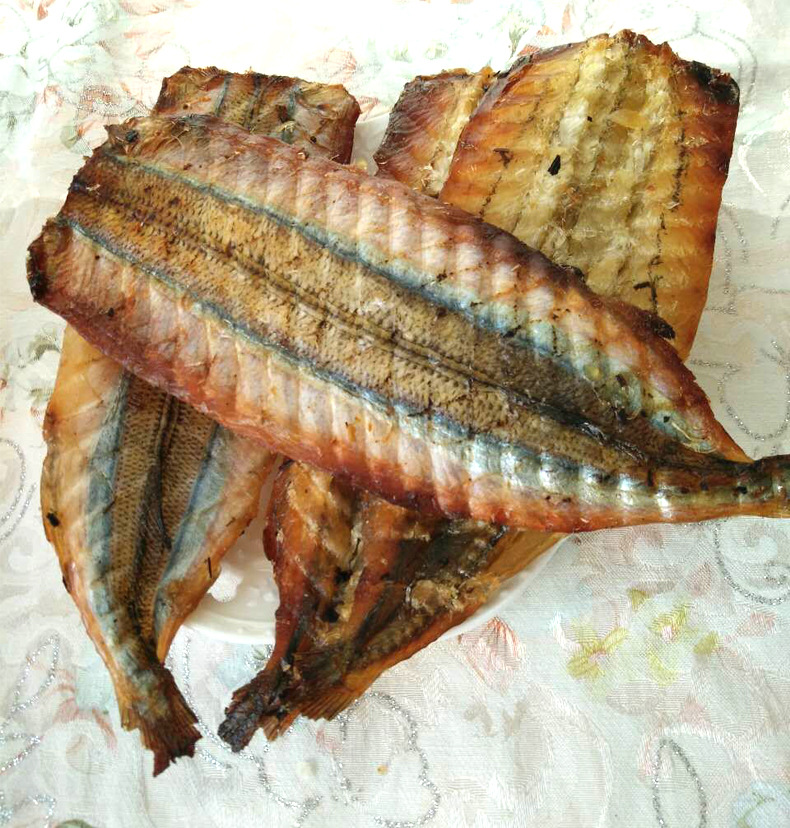 长岛特产 现烤马步鱼鱼片 即食海味零食烟台马步鱼干500g.