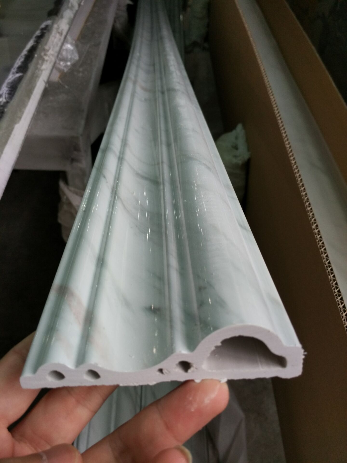 pvc装修线条仿大理石背景墙门套x厂家直销