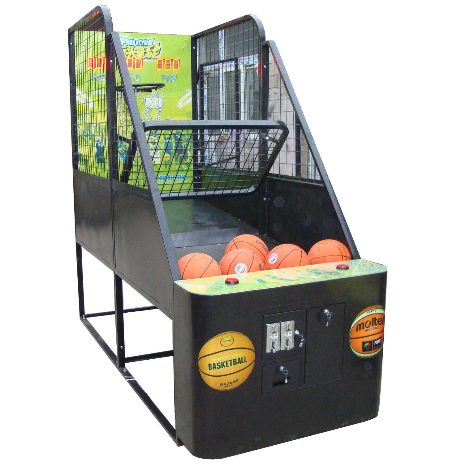 厂家直销投篮机 成人街头投币篮球机 新款普通室内电玩设