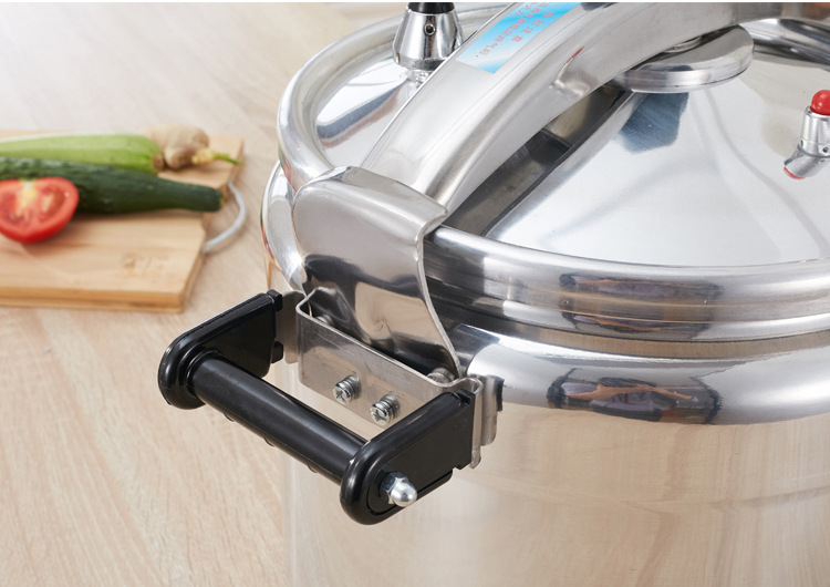 铝合金防爆压力锅 压盖式商用高压锅 酒店饭店餐厅燃气煲汤锅炖锅