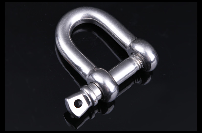 【厂家直销】不锈钢弓形卸扣 d型起重卡环吊扣