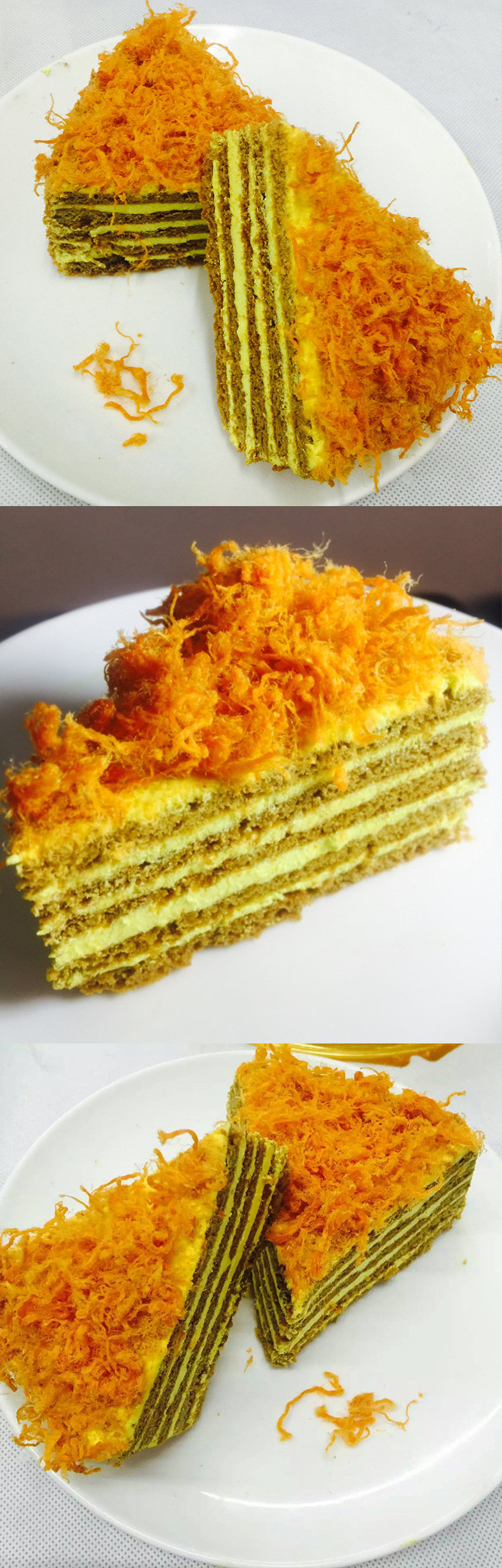 俄麦诺新品芝士肉松玛丽亚提拉米苏蛋糕俄罗斯风味蛋糕