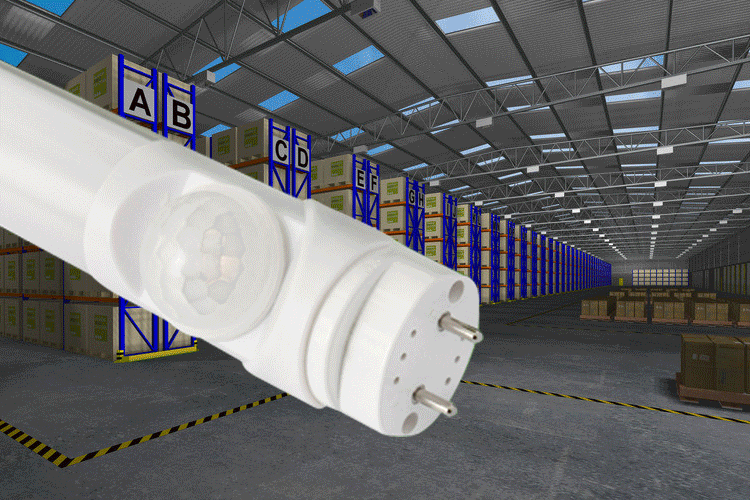 led雷达t8人体感应灯管红外高光效日光