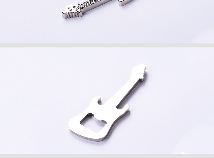 吉他金属开瓶器钥匙扣 活动赠送多功能啤酒开瓶器可定制公司logo