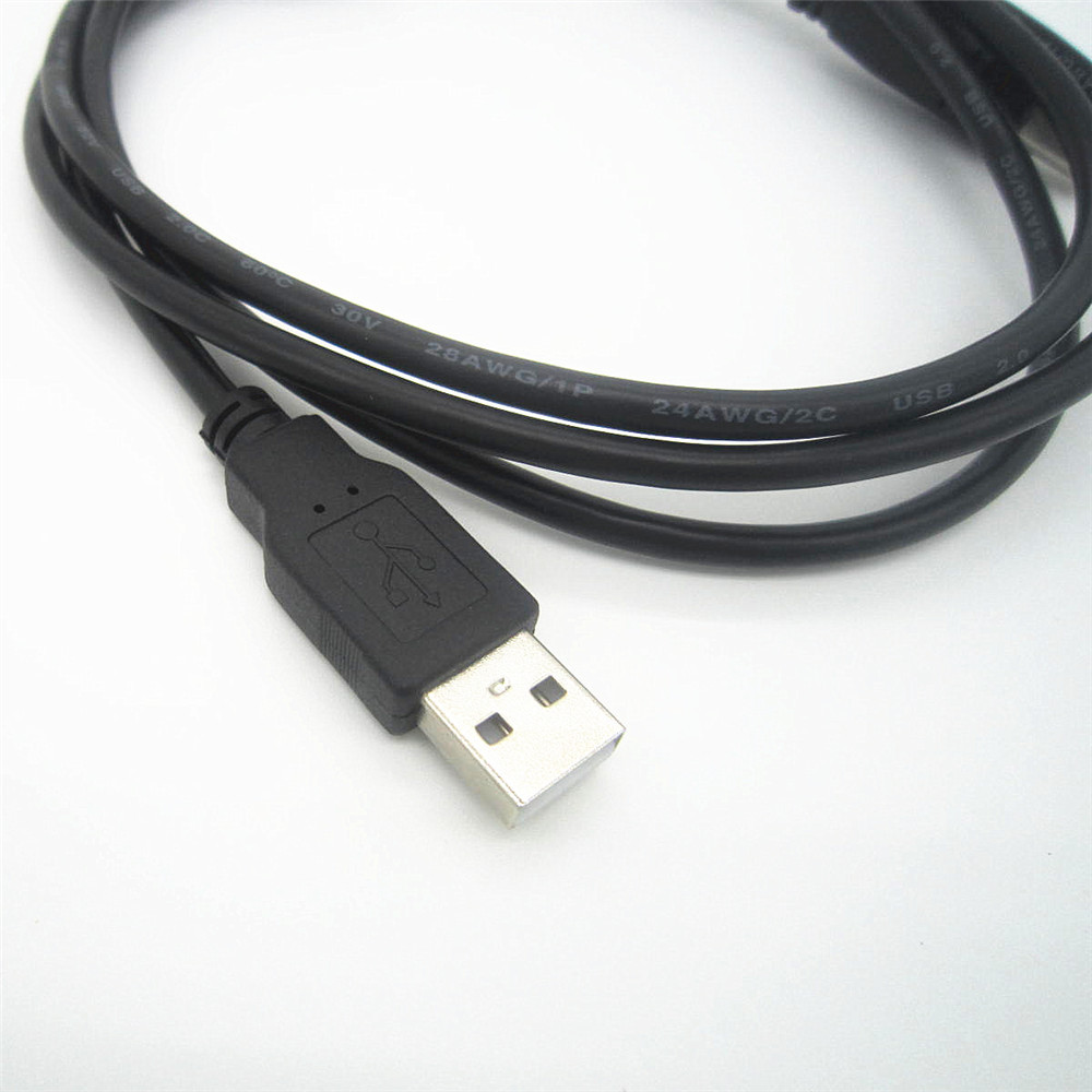 厂家供应黑色usb2.0打印线 usb转打印线 打印机连接线1.5m纯铜芯