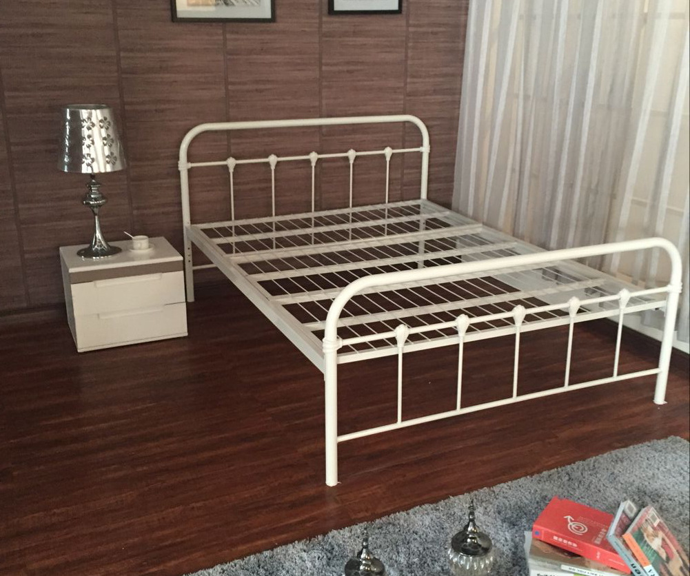 欧博瑞 405#欧式 龙骨床 铁艺床 学生公寓铁床 热销产.