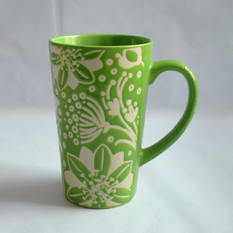 工厂专业生产陶瓷色釉欧式丝印大马克啤酒牛奶咖啡茶水杯订制logo