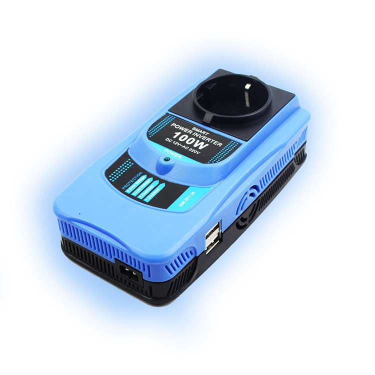 120w 带usb多功能车载逆变器 便携式平板电脑充电开关电源转换器