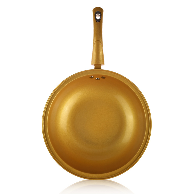 爆款 黄金真空复底锅 免火再煮黄金节能环保炒菜锅 展销会 .