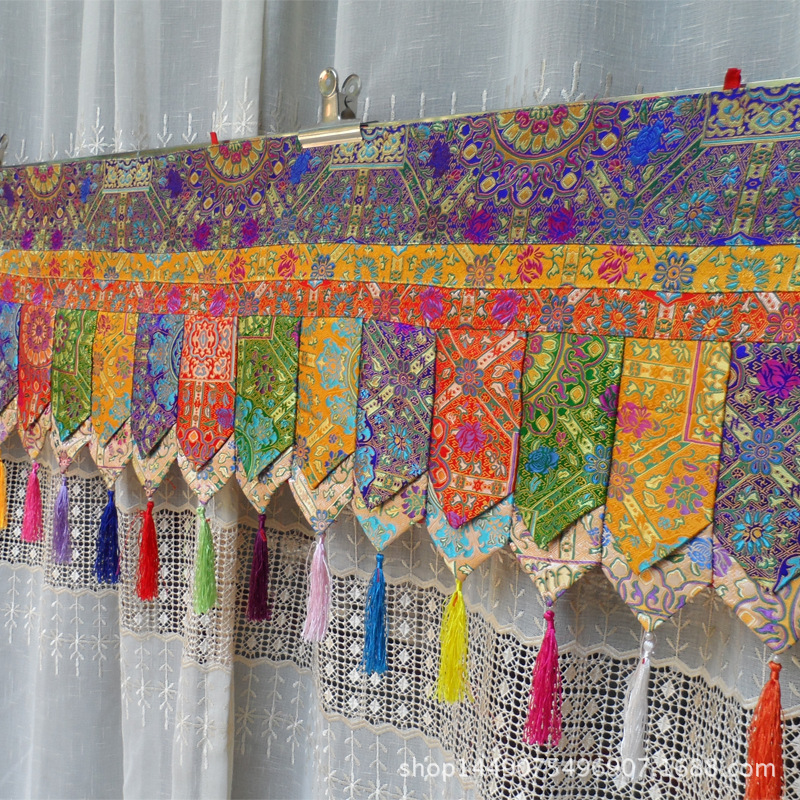 新款藏式五彩帷幔 经堂佛堂装饰 普玛民族