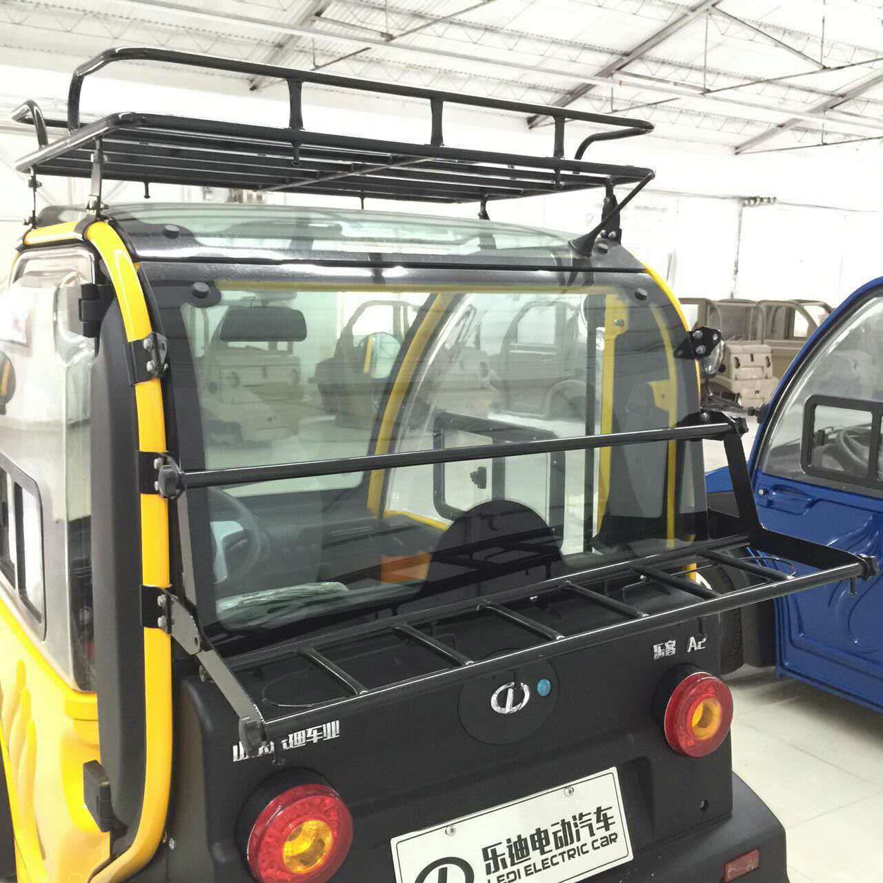 大阳巧客电动四轮车车顶架行李架后货架行李箱置物架货架乐迪车业