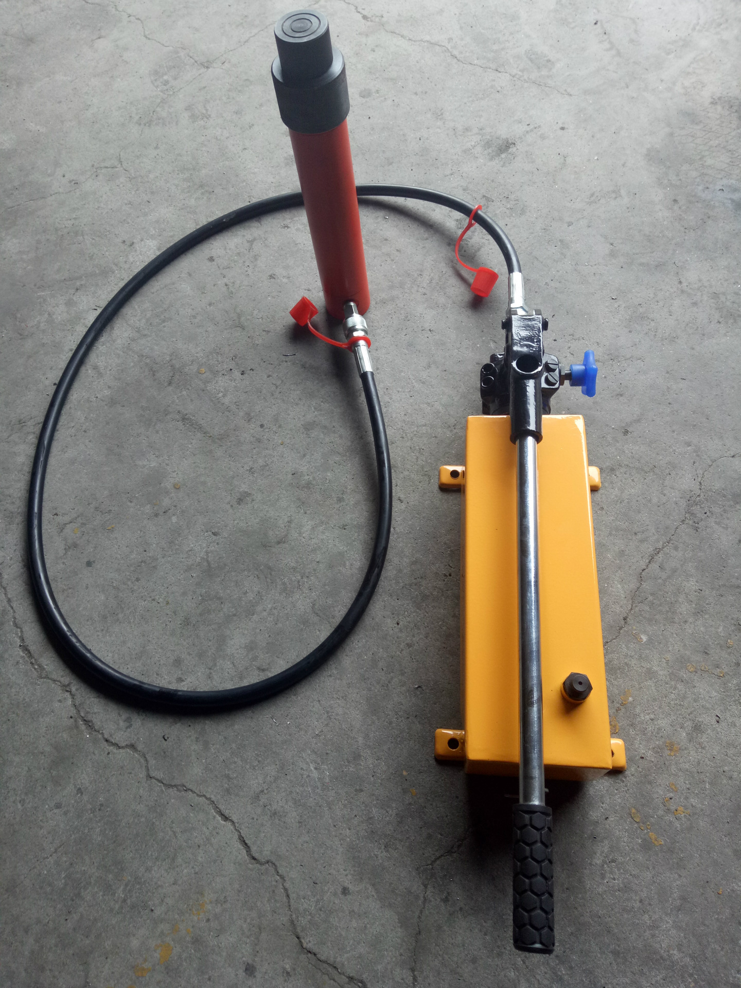 供应可配油缸千斤顶液压手动泵syb-2s手动油泵超高压手动液压泵