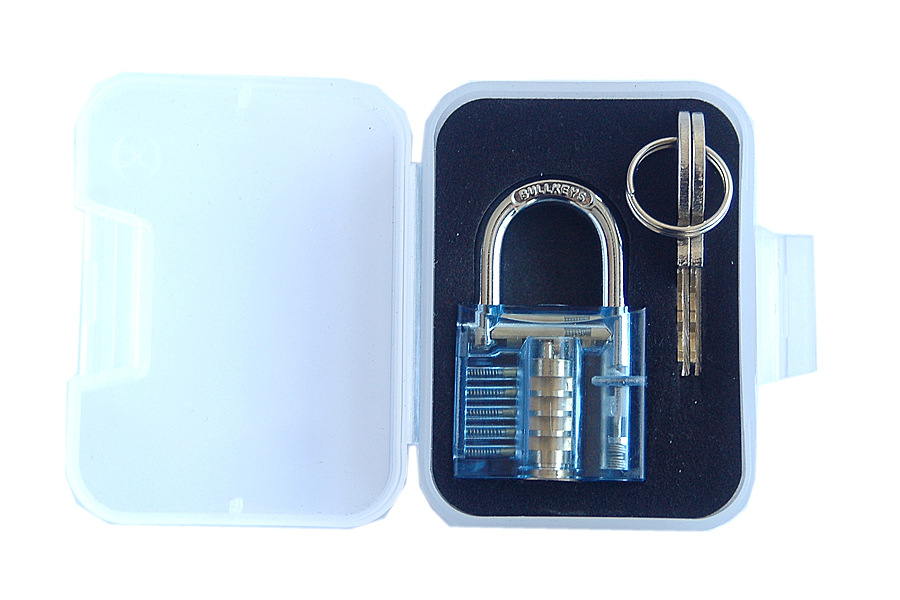 透明锁 迷你透明挂锁 箱包锁水晶挂锁工艺锁 七彩订制外贸热销