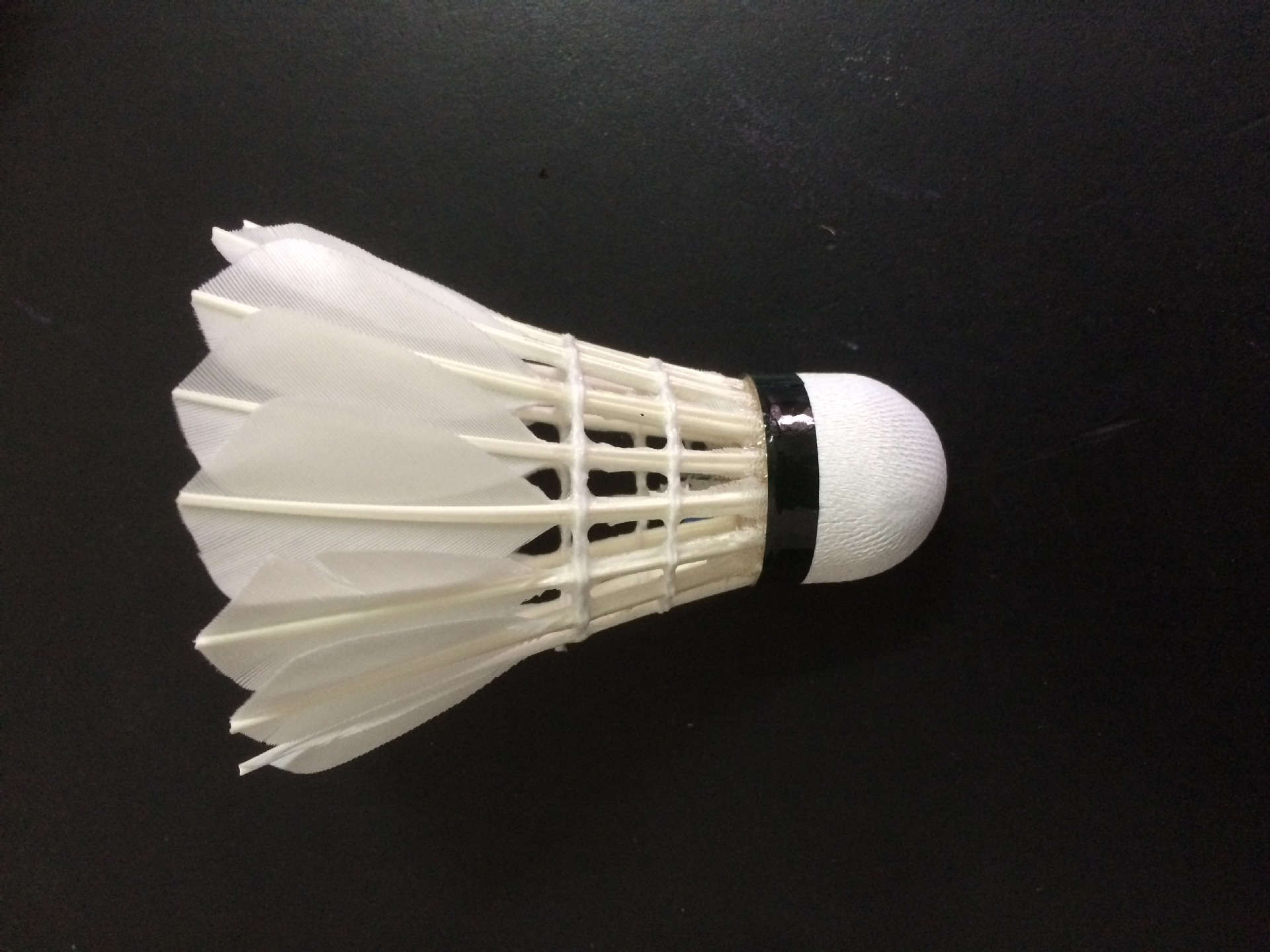 3 Pcs Factory Direct Sales Medium Thickness Goose Curved Double-Piece Badminton without Standard Can Be Processed on Behalf