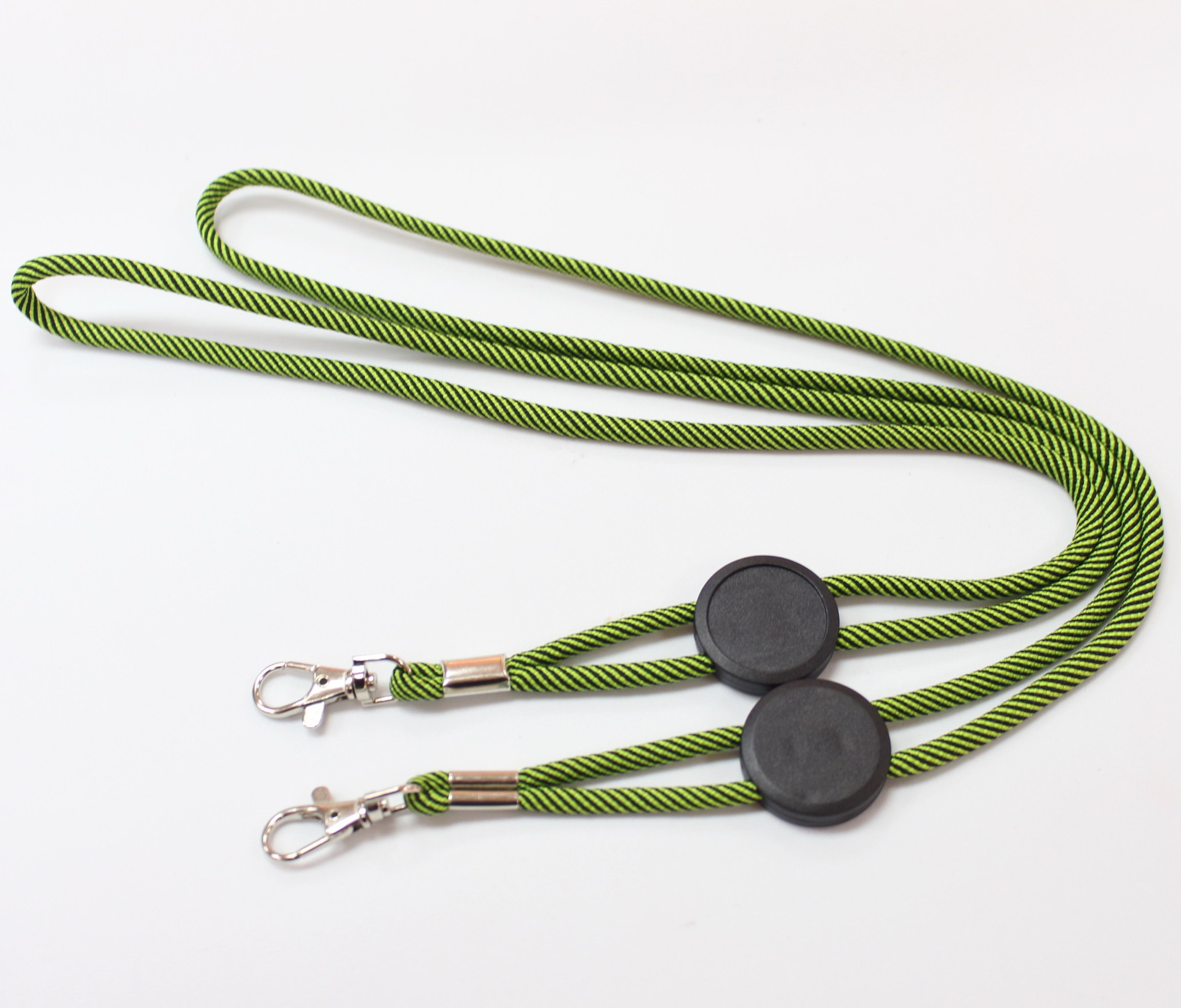 厂家订制工作挂带 创意缎带烫土豪金玫瑰金挂绳 压印logo手机挂绳