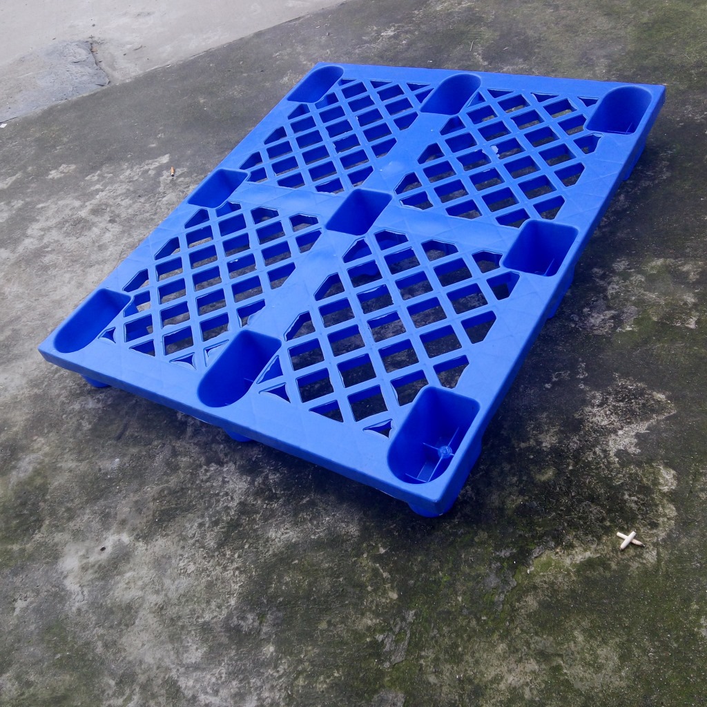 1210网格九脚塑料栈板 四面进叉1208轻型网格塑料托盘 1111地台板