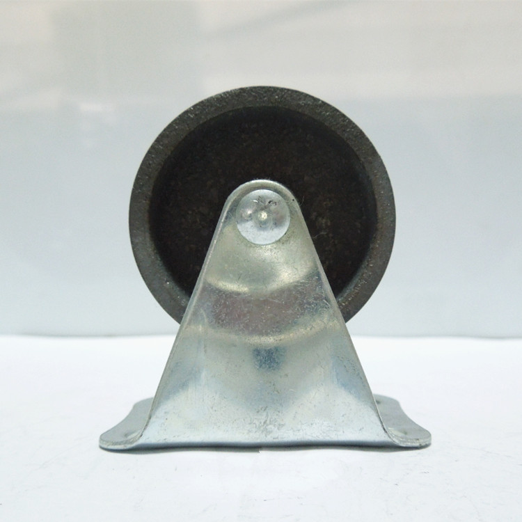 全铁轮 cw286 固定耐高温轻型脚轮2寸 福佑五金厂可订做生产直销
