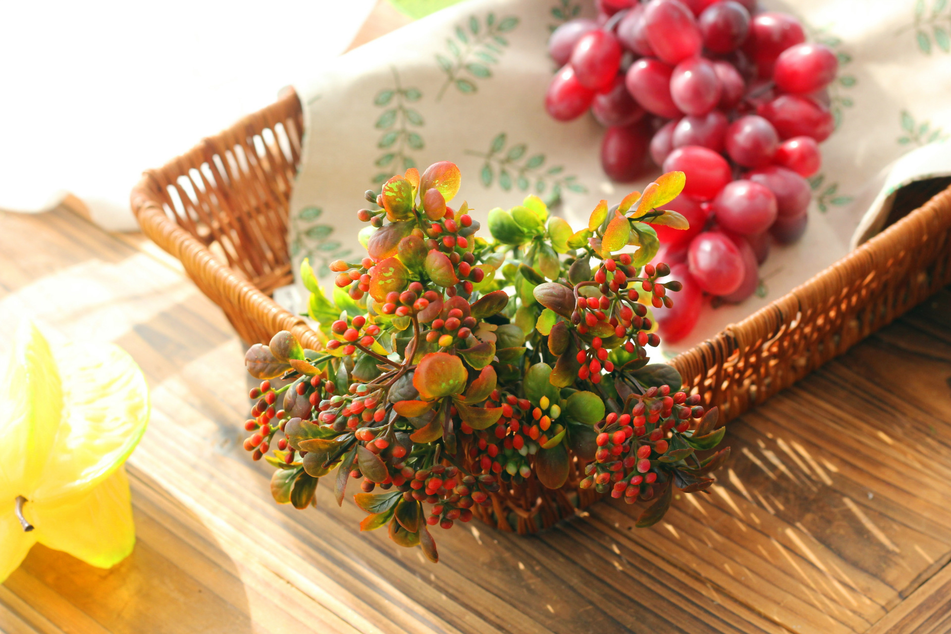 批发果子枝植物 米兰果子仿真米兰草绿景装饰桌面盆栽精品小野果