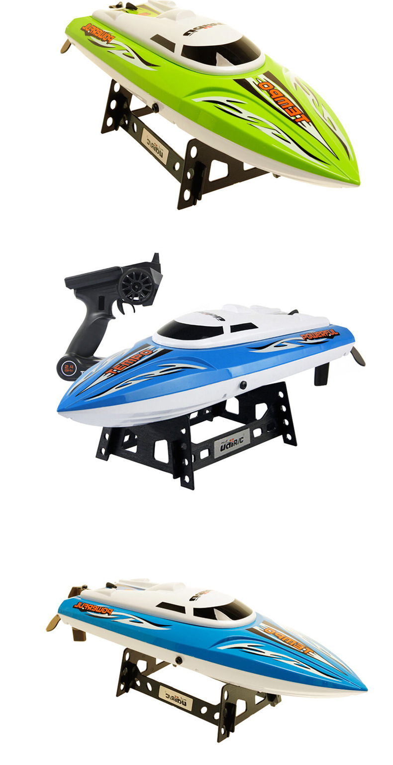 优迪大号水上电动遥控船高速快艇轮船耐摔模型无线合金儿童玩具