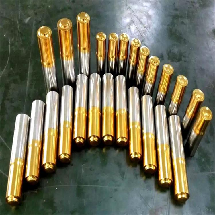 昆山冲棒镀钛异性冲头镀钛钨钢冲头镀钛氮化钛tin涂层加工处理