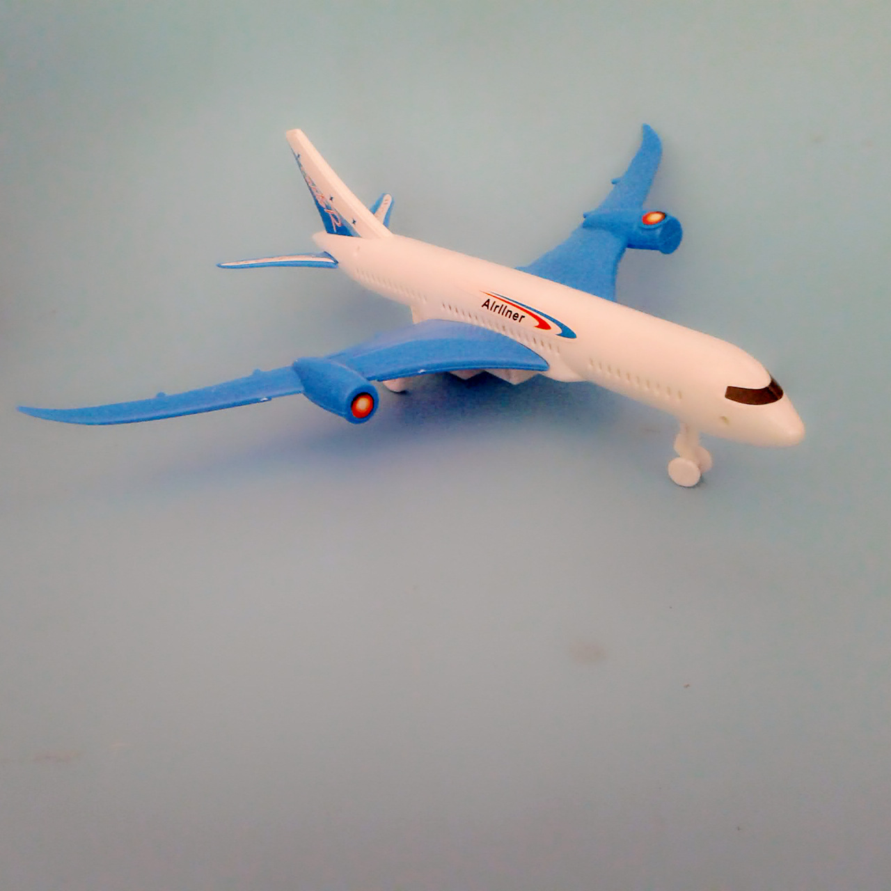 2元拉线飞机 飞机玩具 自组装拉线玩具飞机 大客机 儿童玩具飞机