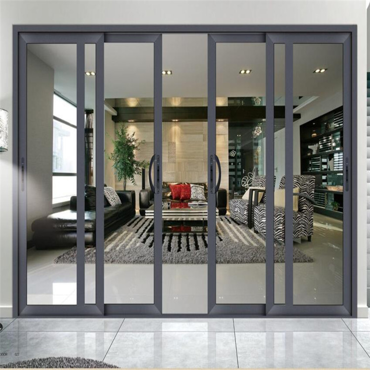 东莞工厂 铝合金欧式门窗别墅推拉门大推拉门玻璃推拉门 上门测量