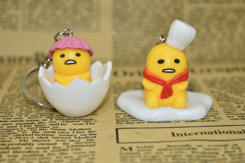 动漫摆件6款蛋黄哥 蛋黄君公仔摆件钥匙扣挂件