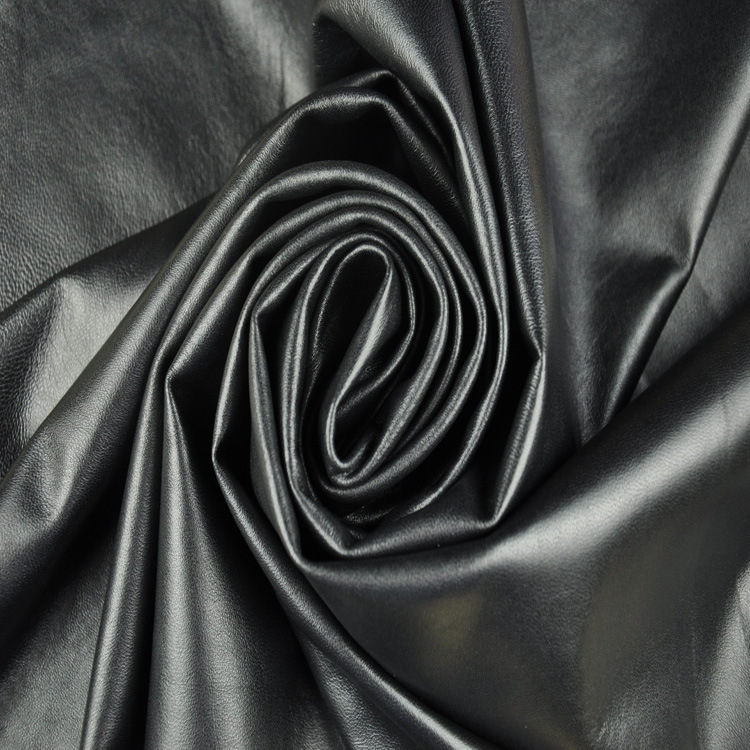 头层黑色绵羊皮厂家 服装绵羊皮料批发 粒面亚光绵羊皮
