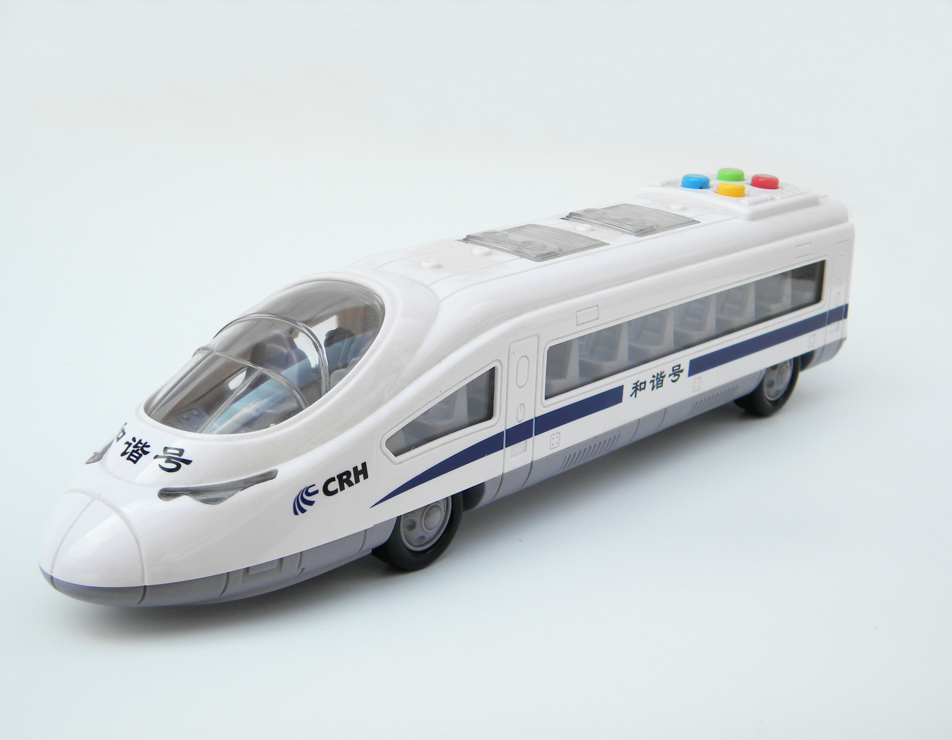 林达8011和谐号火车高铁动车组惯性音乐故事声光儿童玩具早教玩具