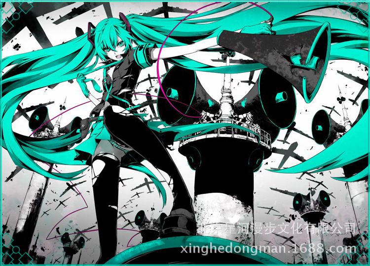 批发 初音未来 v 恋战初音 恋爱是战争 miku战斗装 cosplay衣服