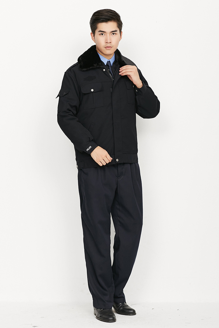 新式黑色工作服/99保安服/冬执勤/冬季物业保安长袖保安服