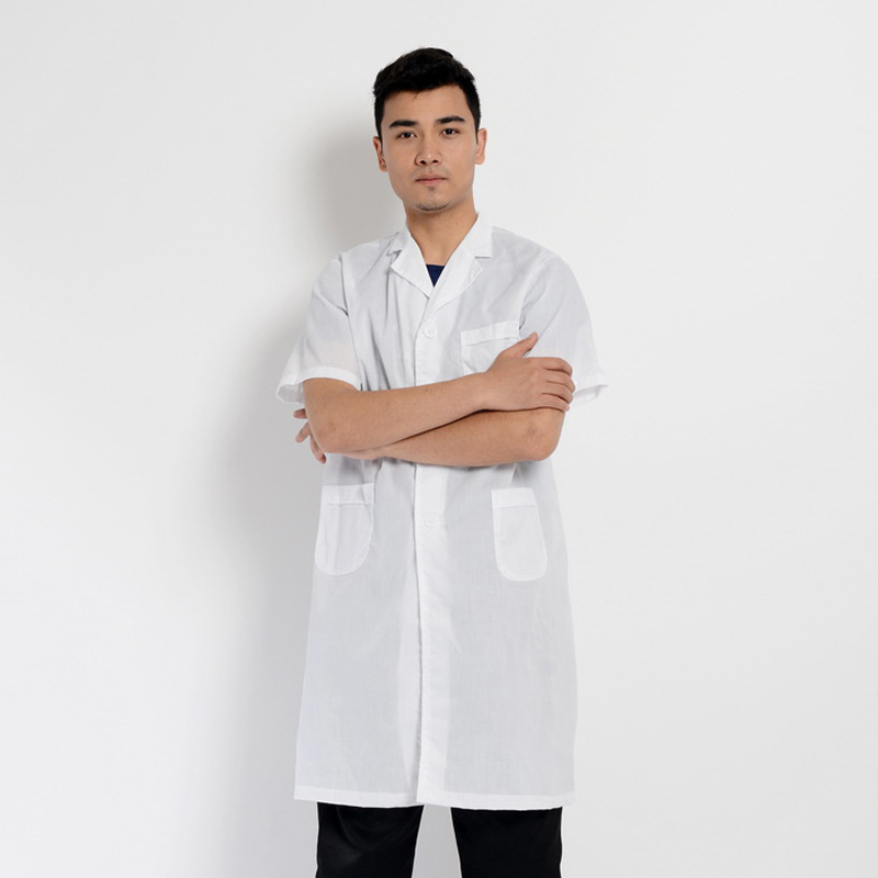 批发夏装 医用白大褂 实验室工作服护士服医生服 实验服短款短袖