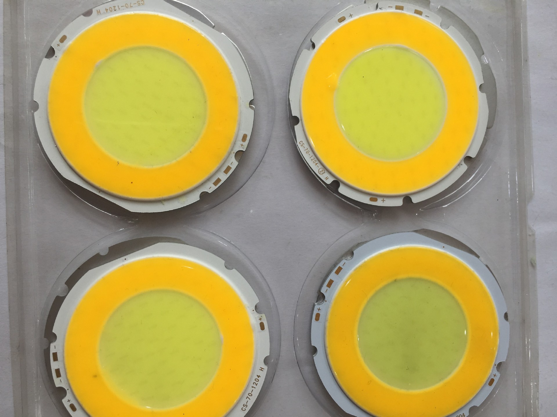 双色cob光源筒灯天花灯led集成灯珠三色变光cob灯珠厂家直销高亮