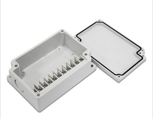 10p端子盒 带10位接线盒 75*110*40 分线盒 阻燃 防水盒 密封盒