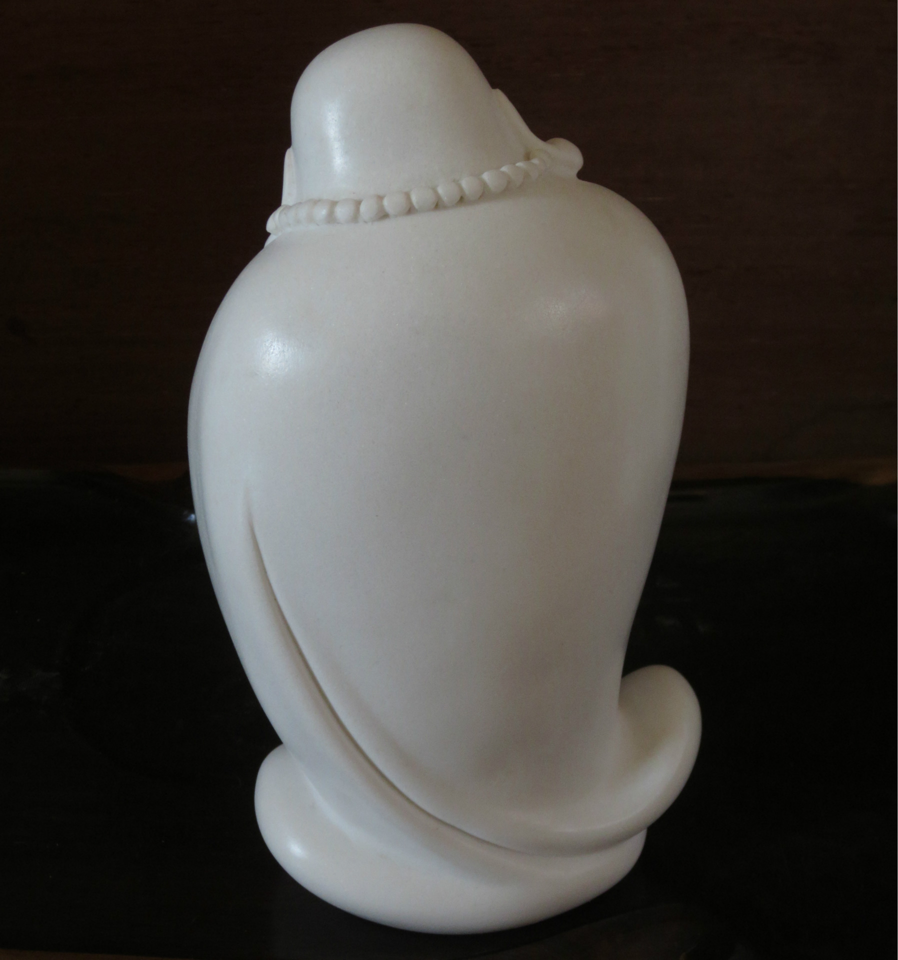 25cm10寸汉白玉石雕弥勒佛人物工艺品礼品家居摆件玉石陶.