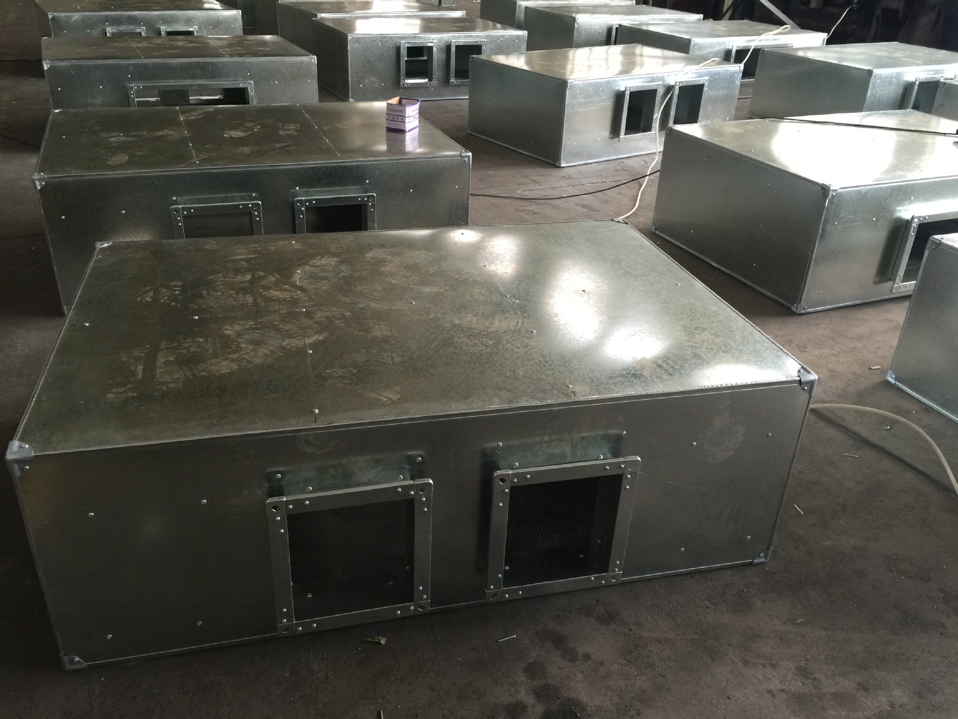 【厂家特价批量供应】tzp不锈钢消声静压箱 工矿设备降噪消声器