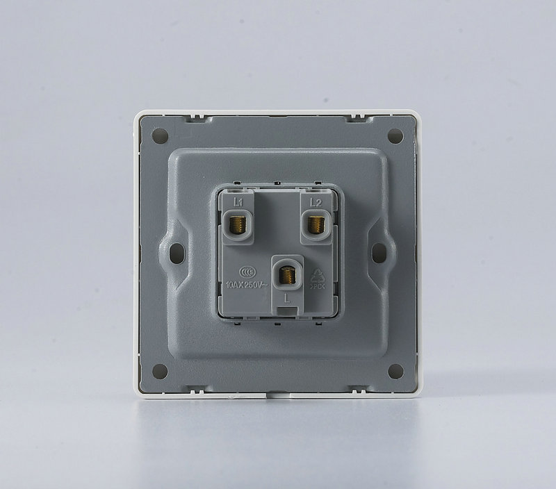 厂家直销 照明墙壁开关 家用两开单控墙壁开关