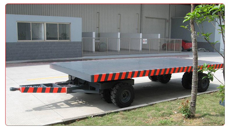 平板拖车 小型机械平板牵引拖挂车轻型运输货物拖车四轮工具拖车