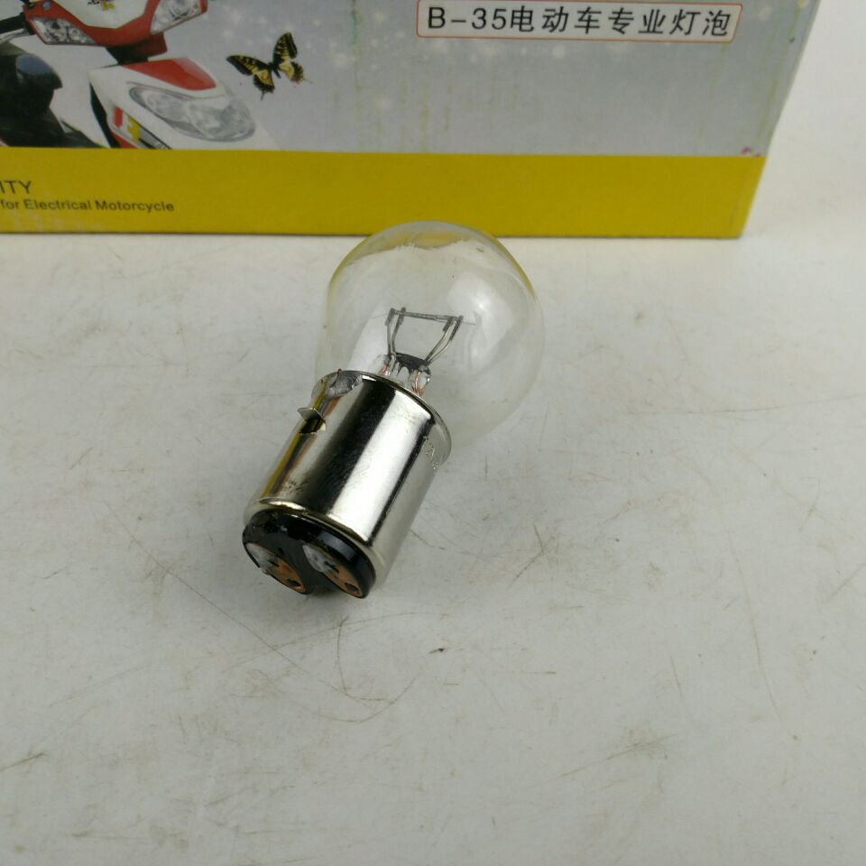 供应三轮车大灯灯泡 牛眼灯泡 太子三轮车灯泡 48v 60v 厂家直销