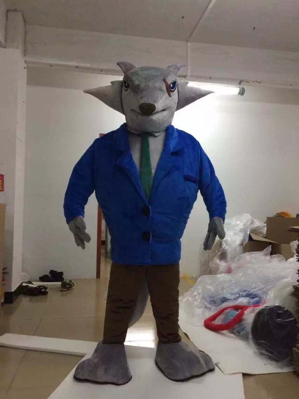 狼人wolf 订制人偶服装厂家表演服行走道具万圣演出cos
