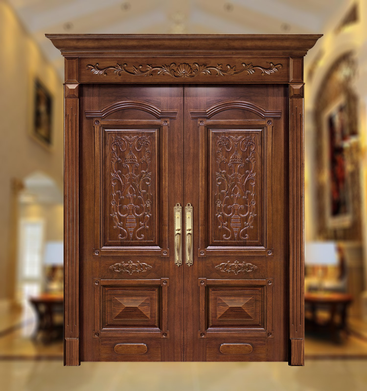 实木门批发 防盗大门 入户门 别墅大门 实木门 套装门 厂家直销