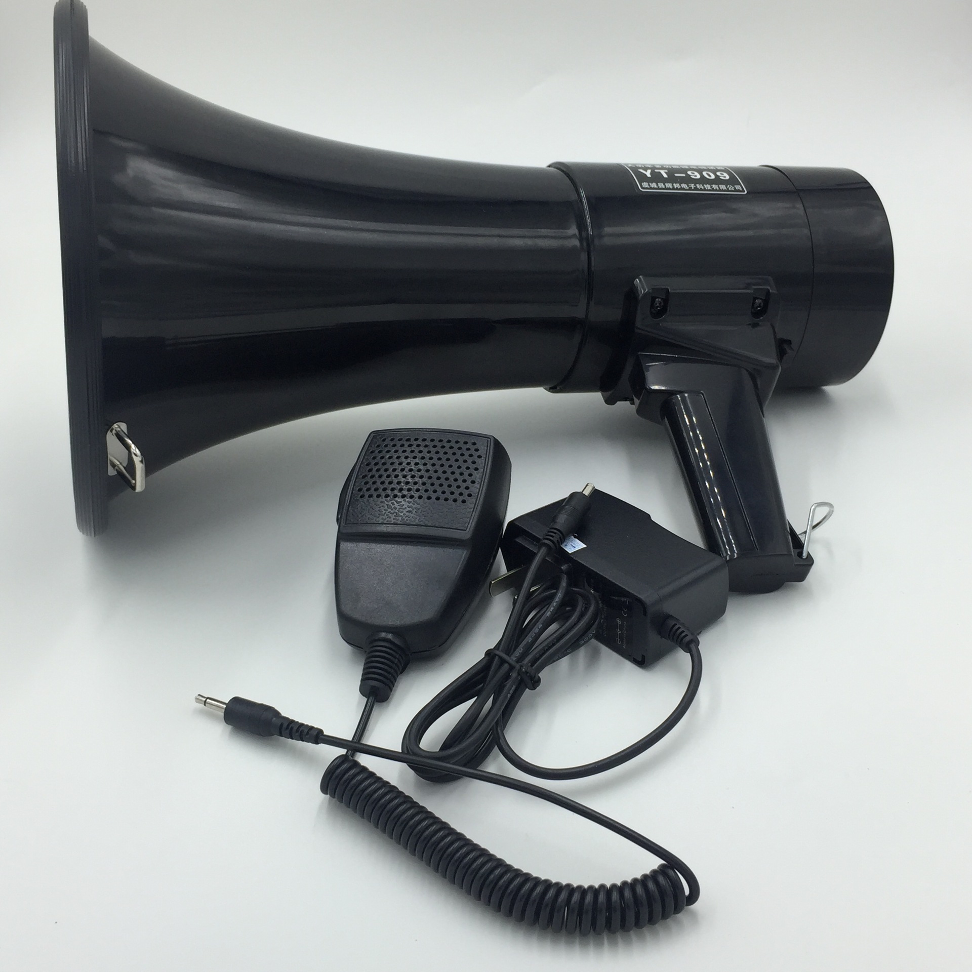 手持喊话器折叠式大功率户外手拿喇叭6v锂电池大声公导游售货卖场