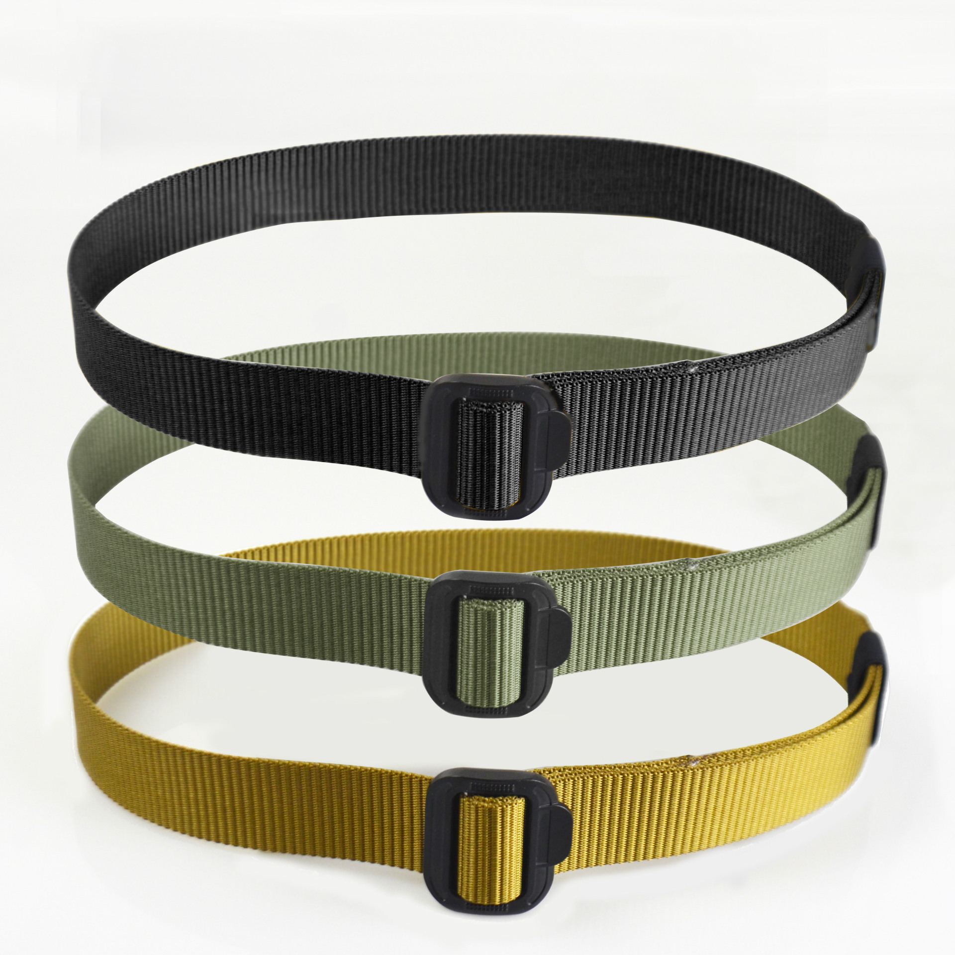 日子扣帆布尼龙腰带一件代发 时尚户外休闲裤腰带 防过敏皮带